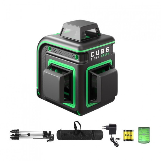 Лазерный нивелир ADA Instruments Cube 3-360 Green Professional Edition А00573 - фото 1 - id-p114901028
