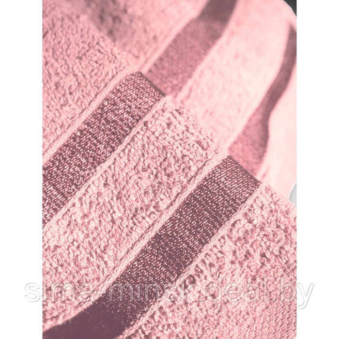 Набор полотенец махровых Pink, размер 30х50 см, 50х90 см, 70х140 см, розовый - фото 2 - id-p219254355