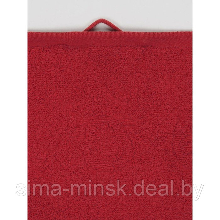 Набор полотенец махровых Confetti, размер 50х90 см, 70х140 см, новогодний, красный - фото 2 - id-p219254374