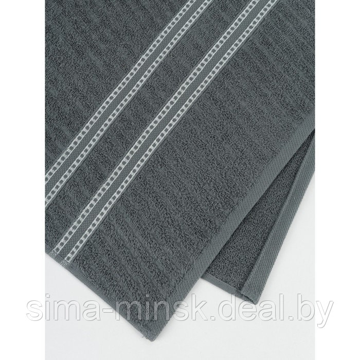 Набор полотенец махровых Grey & blue, размер 50х80 см-2 шт, 70х130 см-2 шт, мультиколор - фото 5 - id-p219254378