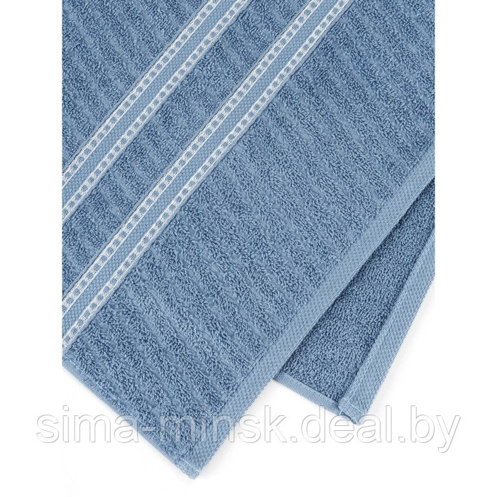 Набор полотенец махровых Grey & blue, размер 50х80 см-2 шт, 70х130 см-2 шт, мультиколор - фото 6 - id-p219254378