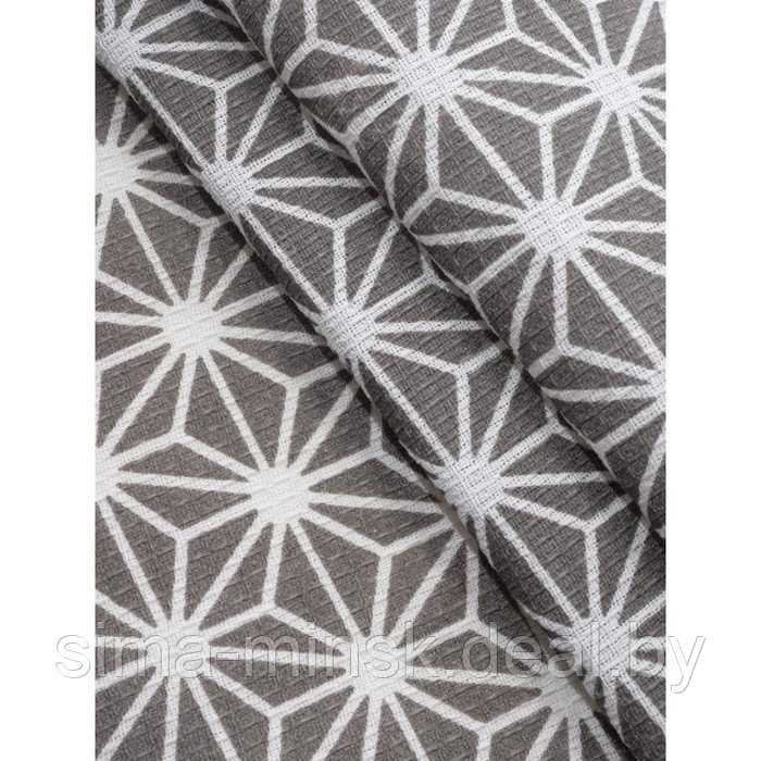 Набор полотенец кухонных Stellar grey, размер 45х60 см абстракция, серый, 6 шт - фото 2 - id-p219254400