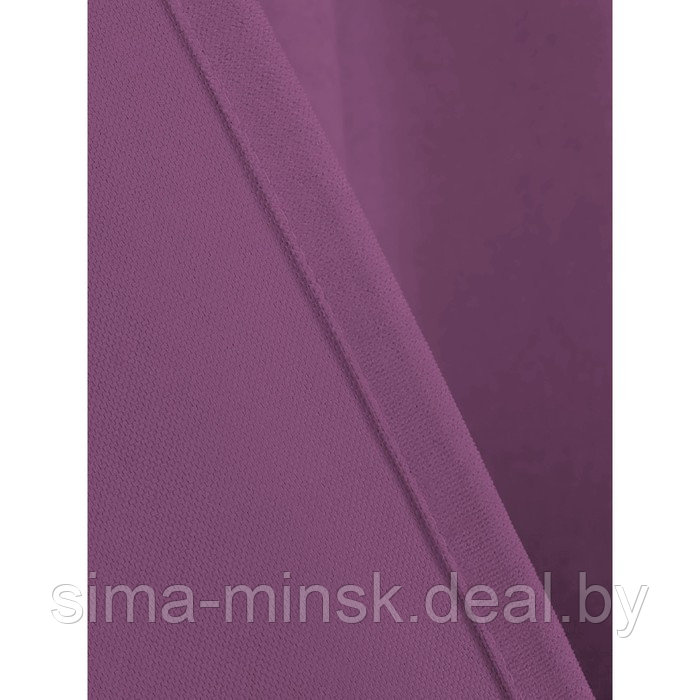 Комплект штор «Канвас», размер 200x250 см, 2 шт, цвет малиновый - фото 5 - id-p219255261