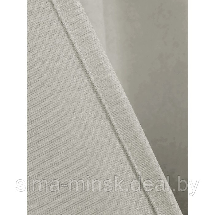 Комплект штор «Канвас», размер 200x250 см, 2 шт, цвет серый - фото 5 - id-p219255264