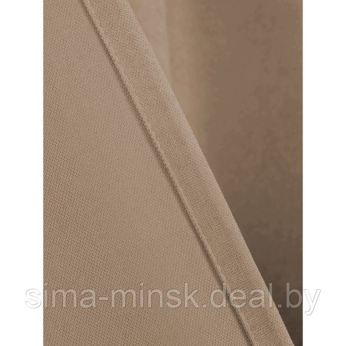 Комплект штор «Канвас», размер 200x250 см, 2 шт, цвет бежевый - фото 6 - id-p219255270