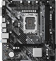 Мат. плата ASRock H610M-HDV/M.2 R2.0 (RTL) LGA1700 H610 PCI-E Dsub+HDMI+DP GbLAN SATA MicroATX 2DDR4