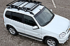 Защита порогов нержавейка с алюминиевой площадкой (НПС) Chevrolet NIVA 2009-2020, фото 5