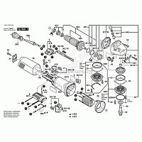 Статор GWS 14-125/1400, BOSCH (1607000397)