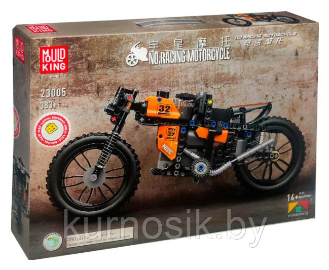 Конструктор 23005 Mould King Гоночный мотоцикл на радиоуправлении, 383 детали - фото 1 - id-p219275371