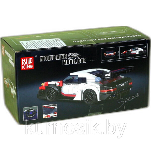 Конструктор 27010 Mould King Автомобиль Porsche 911 RSR, 349 деталей - фото 5 - id-p219275430