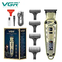 Триммер для бороды и усов, машинка для стрижки волос профессиональная, VGR V-901