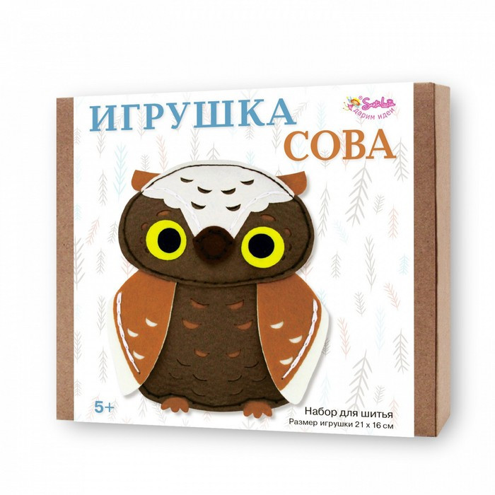 Набор для творчества "Игрушка для шитья Сова" 2408 - фото 1 - id-p219283622