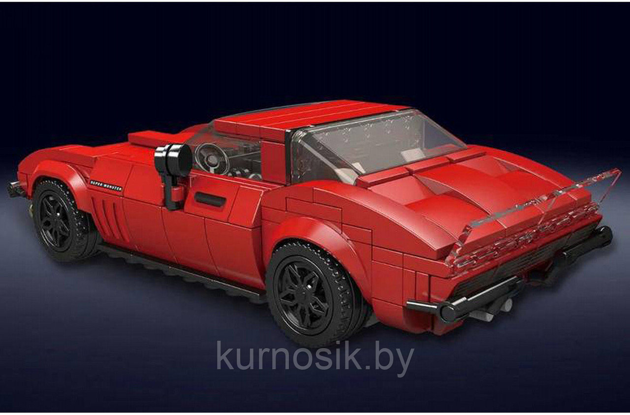 Конструктор 27034 Mould King Автомобиль Corvette Sports, 332 детали - фото 3 - id-p219285708
