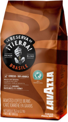 Кофе в зернах Lavazza La Reserva de Tierra Brasile Espresso 100% Arabica - фото 1 - id-p219288821