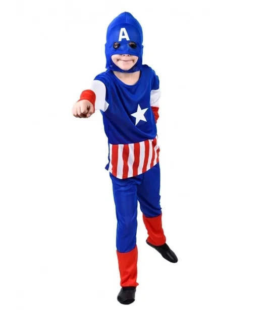 Костюм карнавальный Marvel Капитан Америка - фото 1 - id-p219296385