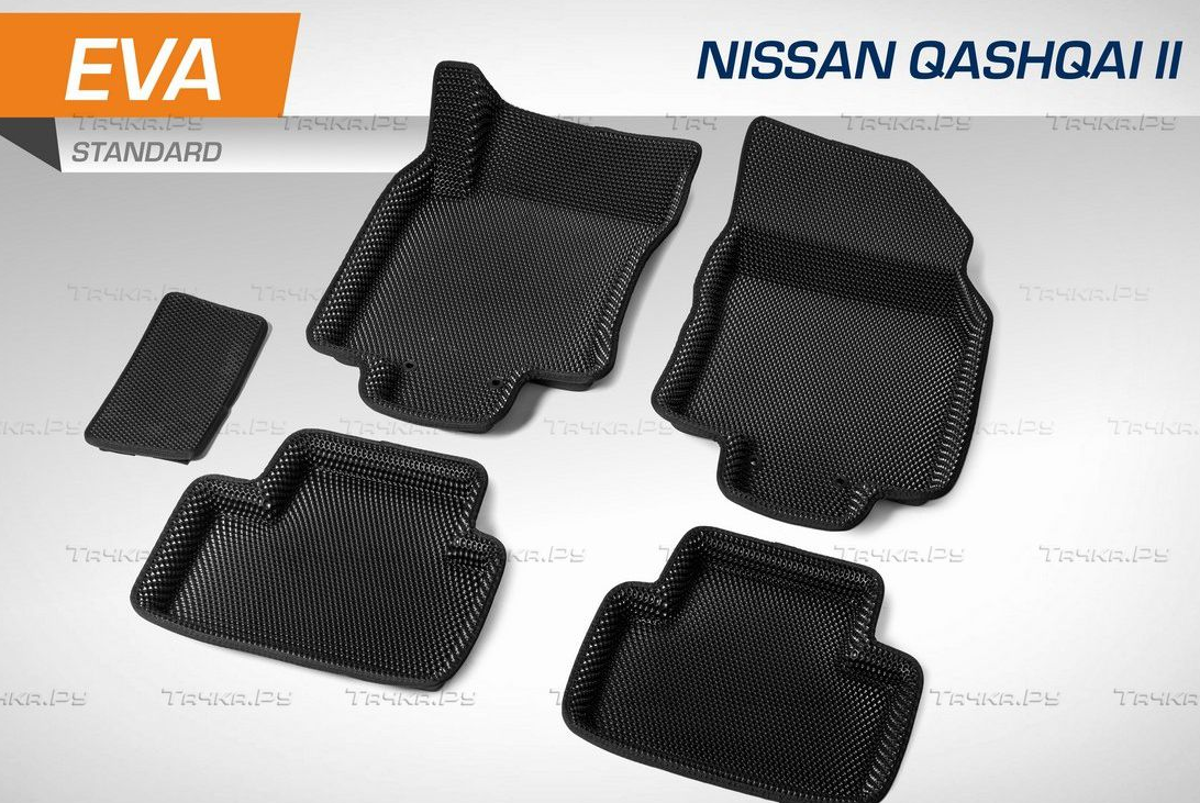 Коврики AutoFlex для салона Nissan Qashqai II 2015-2019 2019-2023.