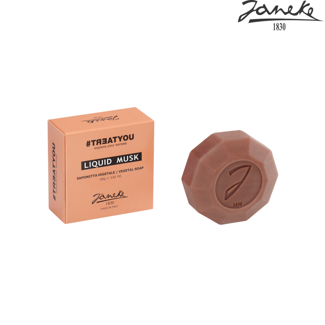 Мыло твердое Janeke Treatyou Liquid Musk Vegetal Soap 100г
