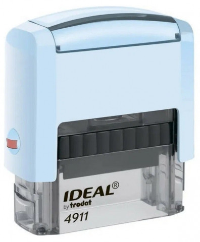 Автоматическая оснастка Ideal 4911 для клише штампа 38*14 мм, корпус цвета топаз - фото 1 - id-p219315804