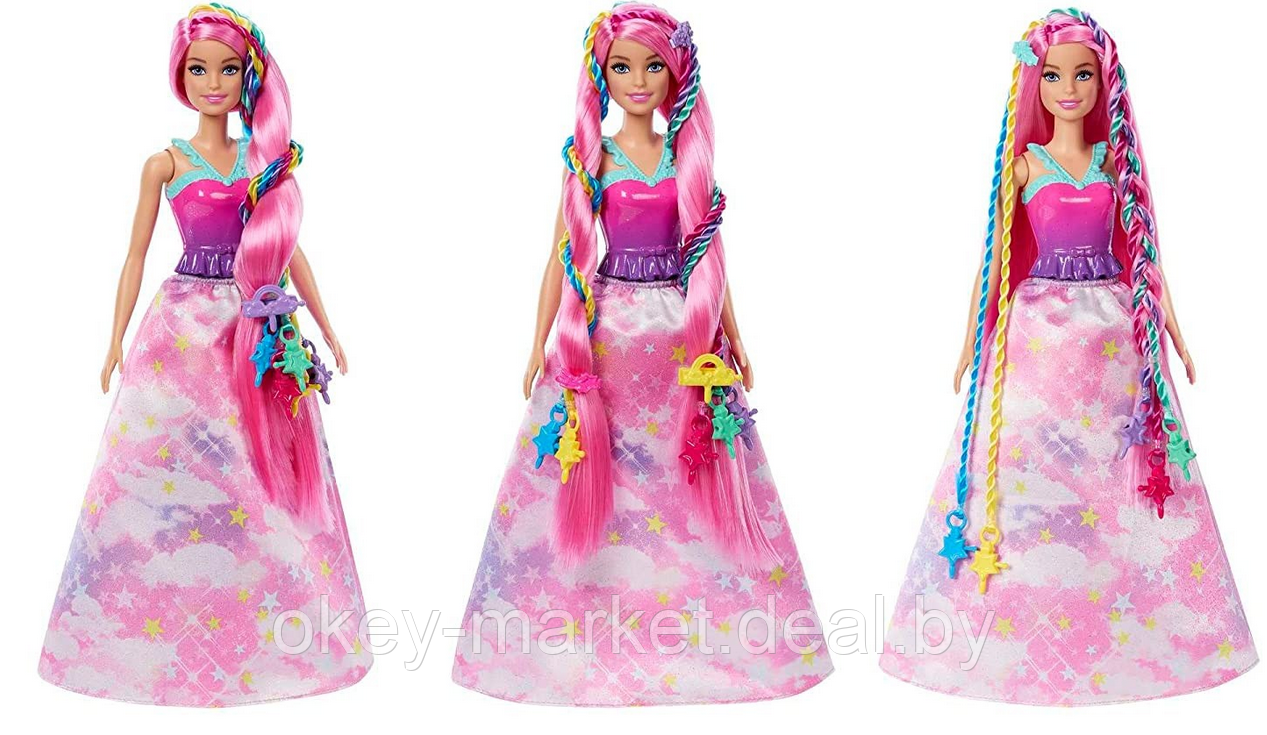 Кукла Barbie Dreamtopia Princess Кудрявые пряди HNJ06 - фото 7 - id-p219316231