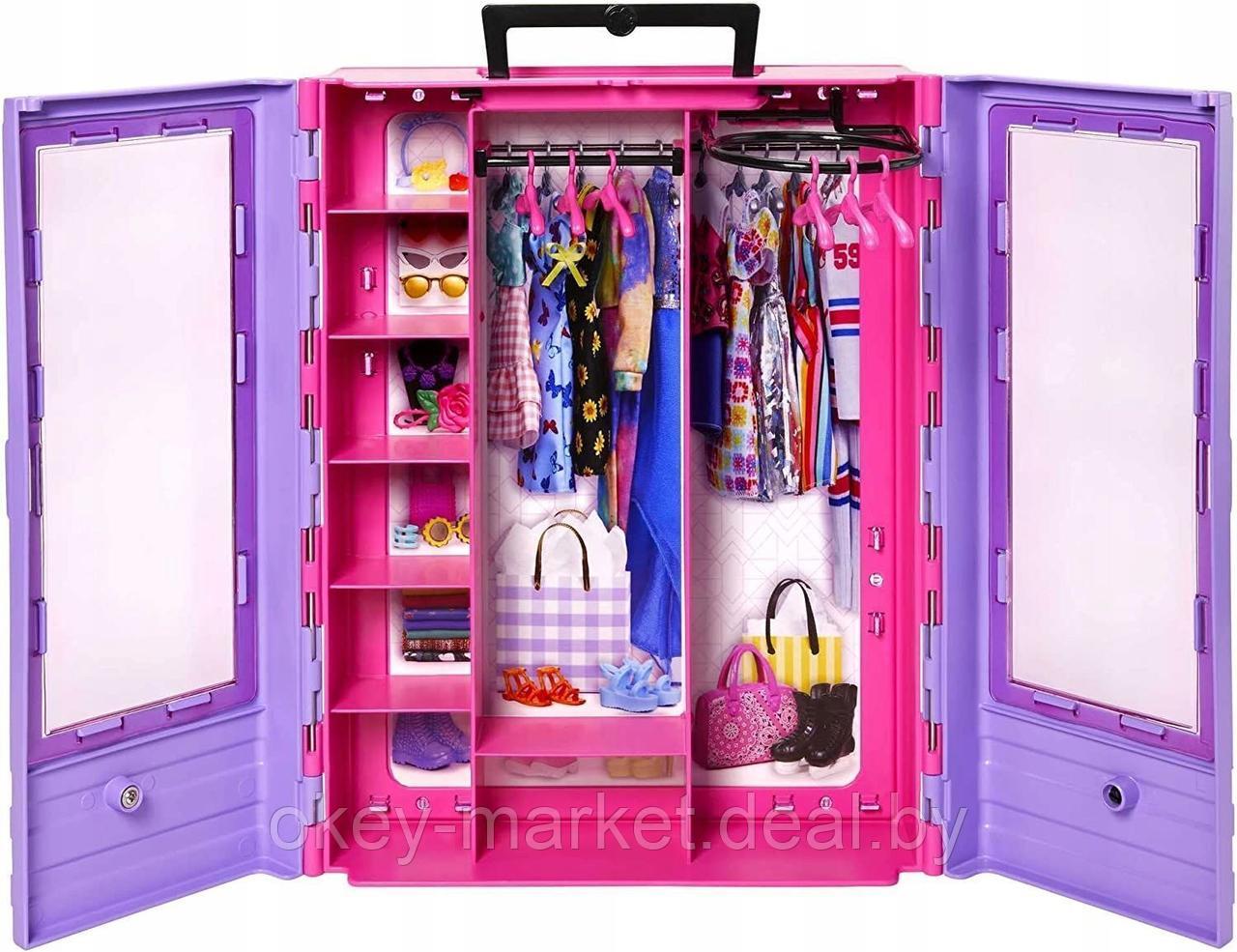 Игровой набор Barbie Гардероб с куклой Барби и аксессуарами HJL66 - фото 6 - id-p219316265