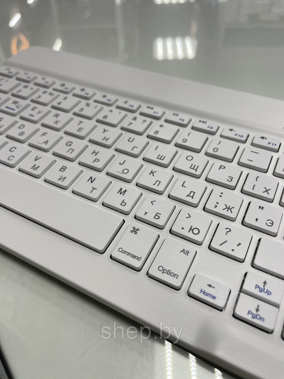 Клавиатура беспроводная Bluetooth Wireless Keyboard цвет: черный, белый NEW!!! - фото 2 - id-p219316276