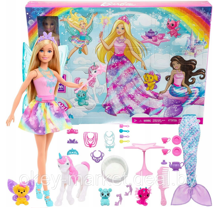 Адвент календарь Barbie Dreamtopia HGM66 - фото 1 - id-p167681217