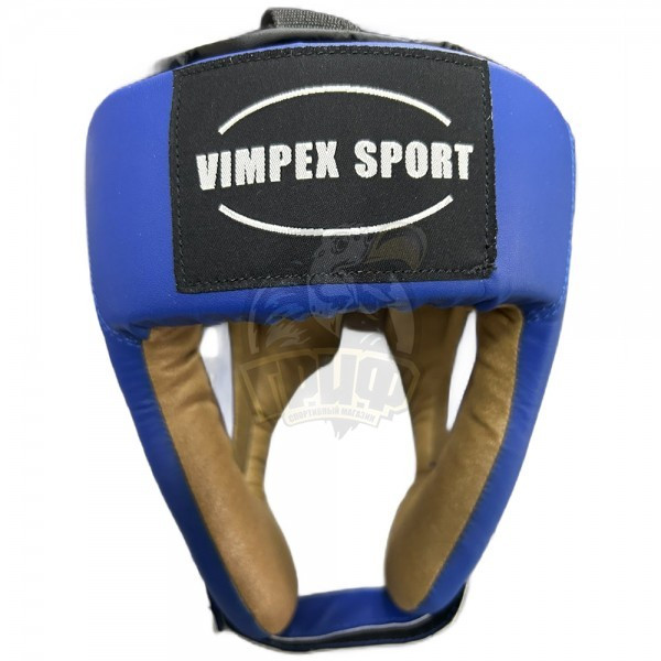 Шлем боксерский Vimpex Sport ПУ (синий) (арт. 5001) - фото 1 - id-p219316997
