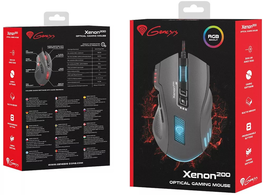 Игровая мышь Genesis Xenon 200 - фото 4 - id-p219319430