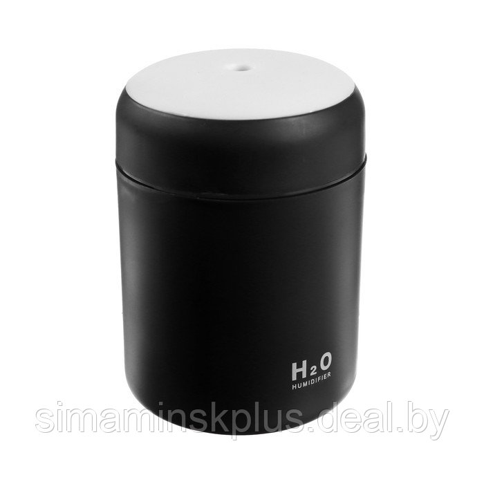 Увлажнитель HM-26, ультразвуковой, 0.3 л, 2 Вт, подсветка, USB ( в комплекте), серый - фото 1 - id-p219320038