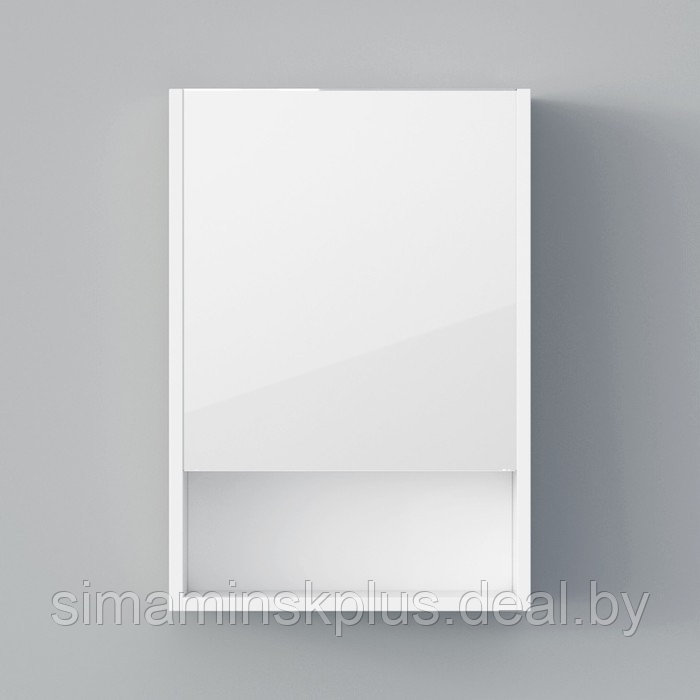 Шкаф-зеркало Spectrum 45, 45 х 75 х 15 см, с доводчиком, фасад МДФ - фото 2 - id-p219320446