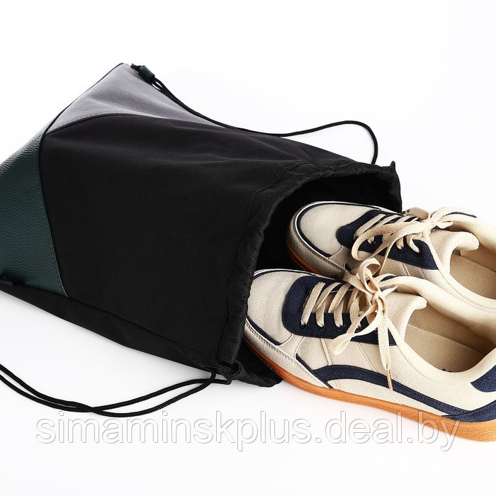 Сумка для обуви, отдел на шнурке, цвет разноцветный/хаки - фото 8 - id-p219320389