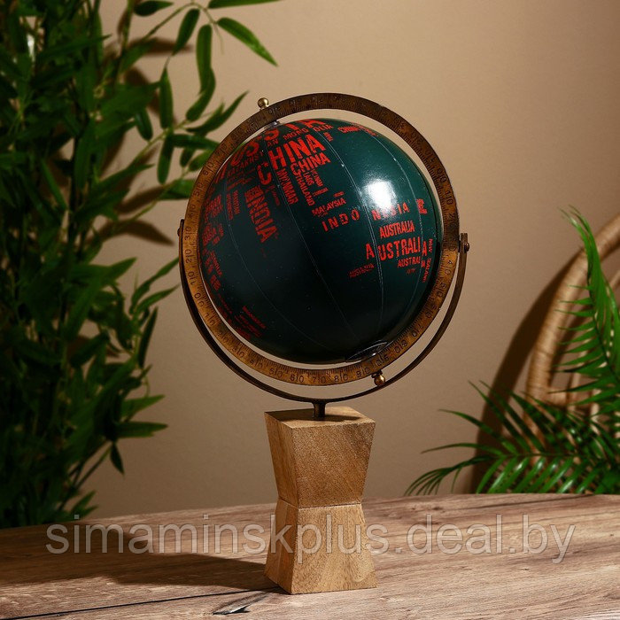 Сувенир глобус "Блэквуд" 22х22х35 см