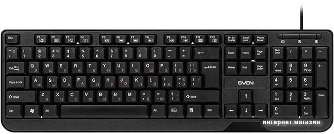 Клавиатура + мышь SVEN KB-S330C (черный) - фото 3 - id-p219319496