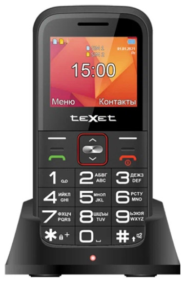 Мобильный телефон TeXet TM-B418 (красный) - фото 2 - id-p195994176