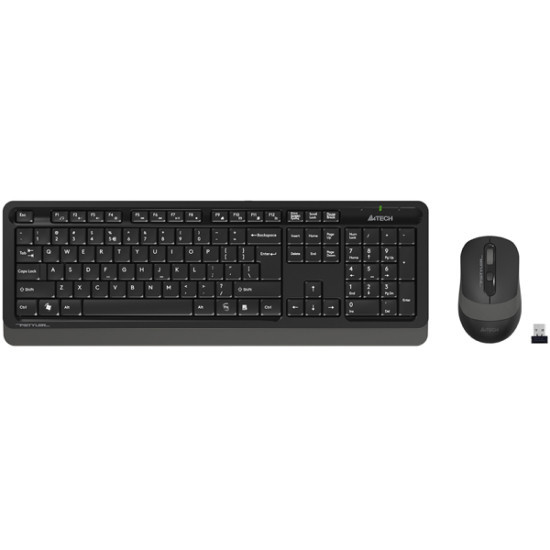 Клавиатура + мышь A4Tech Fstyler FG1010 (черный/серый) - фото 2 - id-p219319500