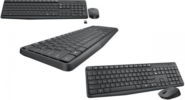 Мышь + клавиатура Logitech MK235 Wireless Keyboard and Mouse [920-007948] - фото 3 - id-p219319513