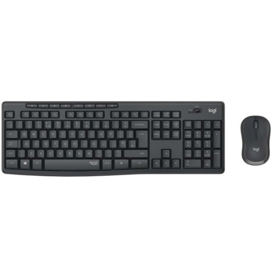 Клавиатура + мышь Logitech MK295 Silent (черный) - фото 1 - id-p219319514