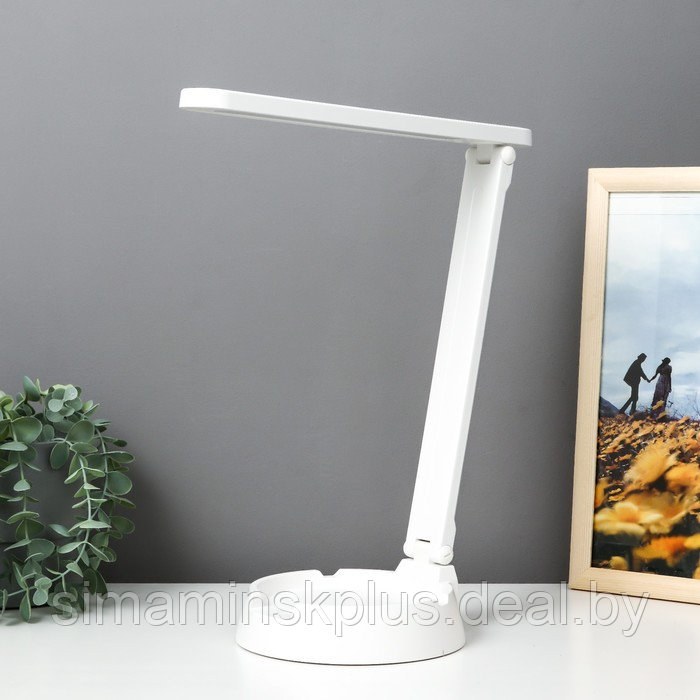 Лампа настольная "Офис" LED 3 режима 5Вт USB белый 15,5х30х36 см - фото 6 - id-p219320973