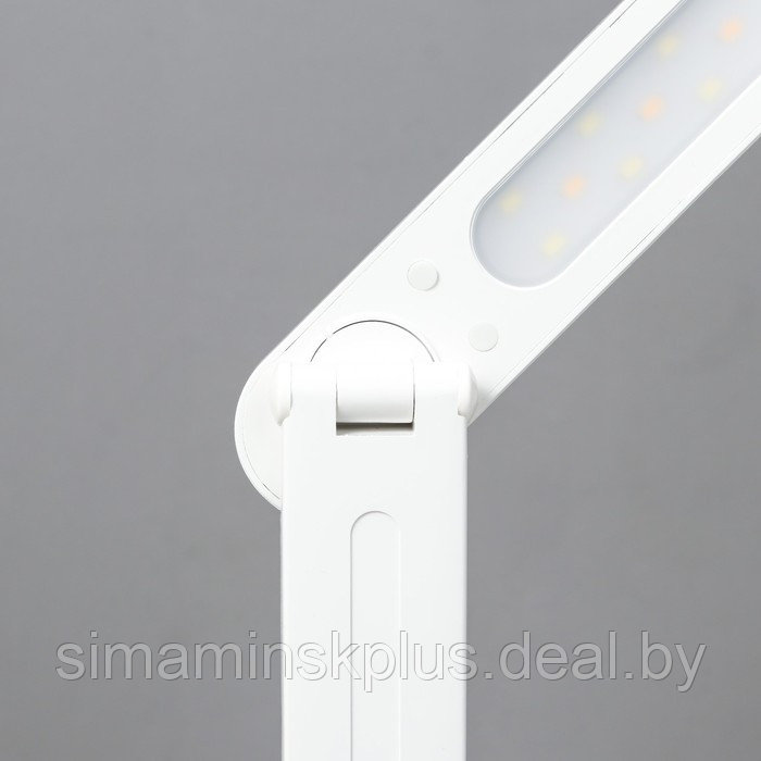 Лампа настольная "Офис" LED 3 режима 5Вт USB белый 15,5х30х36 см - фото 9 - id-p219320973