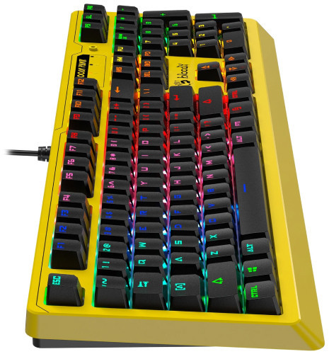 Клавиатура A4Tech B810RC (желтый) - фото 5 - id-p219318623