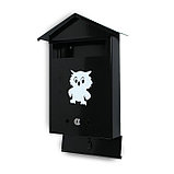 Ящик почтовый с замком, вертикальный, «Домик», чёрный, фото 4