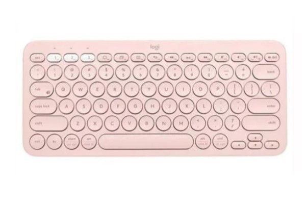 Клавиатура Logitech Multi-Device K380 Bluetooth (розовый) - фото 1 - id-p219318674