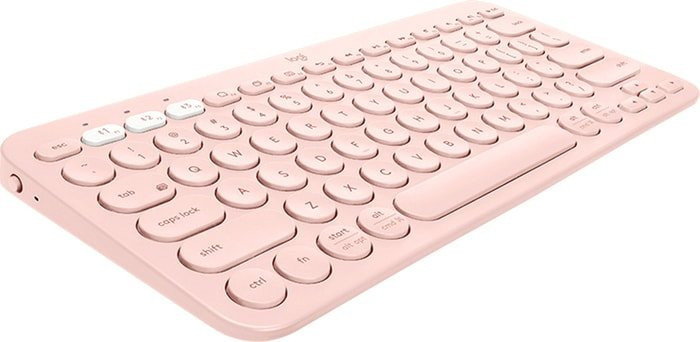 Клавиатура Logitech Multi-Device K380 Bluetooth (розовый) - фото 2 - id-p219318674