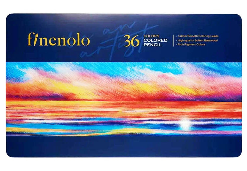 Карандаши цветные DELI "Finenolo" 36 цветов в металлическом пенале (Цена с НДС) - фото 2 - id-p129882305