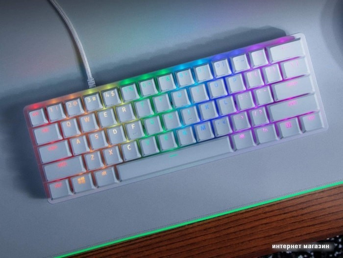 Клавиатура Razer Huntsman Mini Linear (белый) - фото 2 - id-p219318735