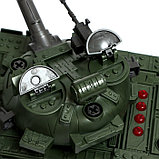 Конструктор винтовой "Боевой танк", свет и звук, инерция, 57 деталей, фото 10