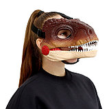 Интерактивная маска динозавра "Раптор", звуковые эффекты работает от батареек, фото 6