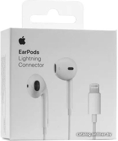 Наушники с микрофоном Apple EarPods с разъёмом Lightning [MMTN2ZM/A] - фото 2 - id-p219215568