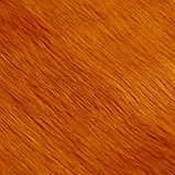 Лоскут Мех на трикотажной основе, 100*150см,цвет терракотовый, фото 2
