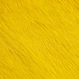 Лоскут Мех на трикотажной основе, 100*150см,цвет медовый, фото 2